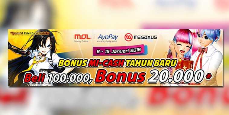 MOL & AyoPay Event Mi-Cash Bonus