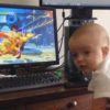 Baby plays Street Fighter V