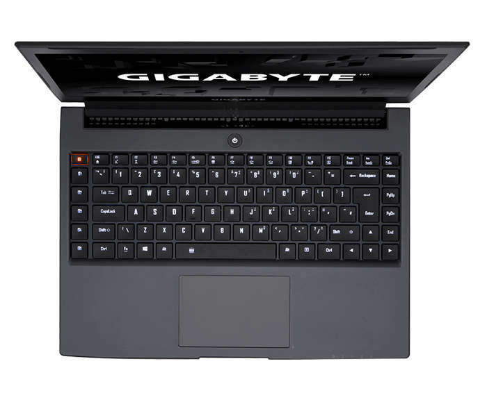 gigabyte aero 14 keyboard