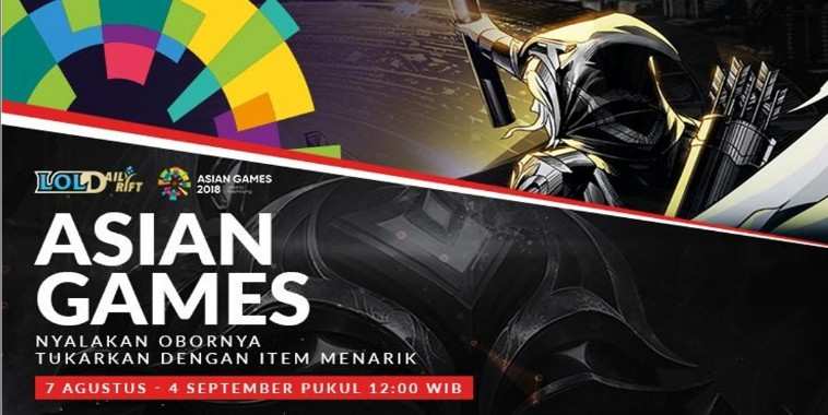 league of legends indonesia asian games 2018