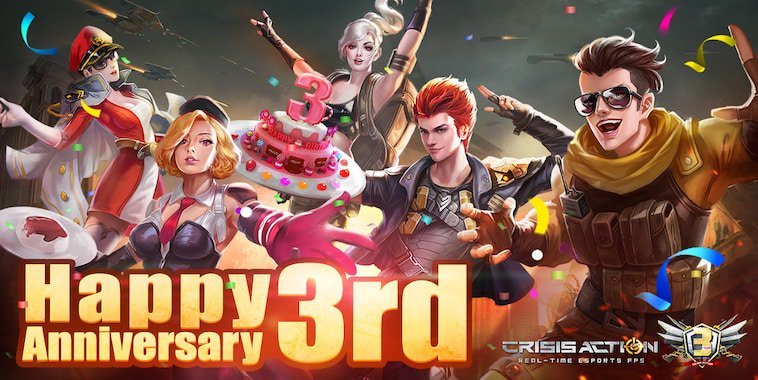 crisis action 3rd anniversary