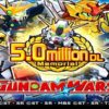 line gundam wars 5 million download