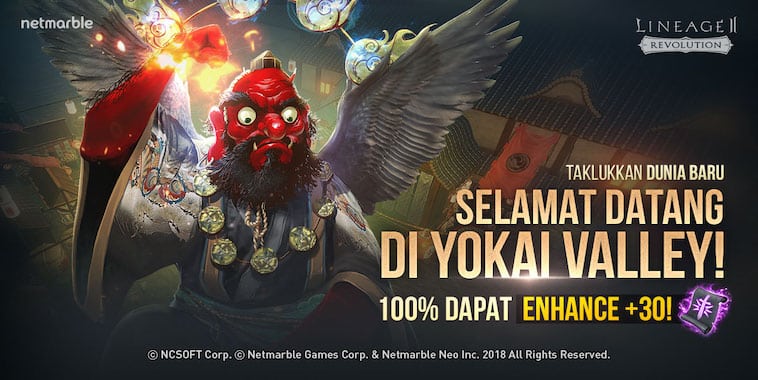 lineage 2 revolution indonesia update yokai valley